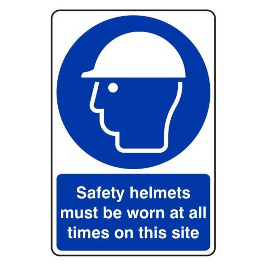 Shop Lasting Impressions Safety Helmets Must Be Worn AT All Times on