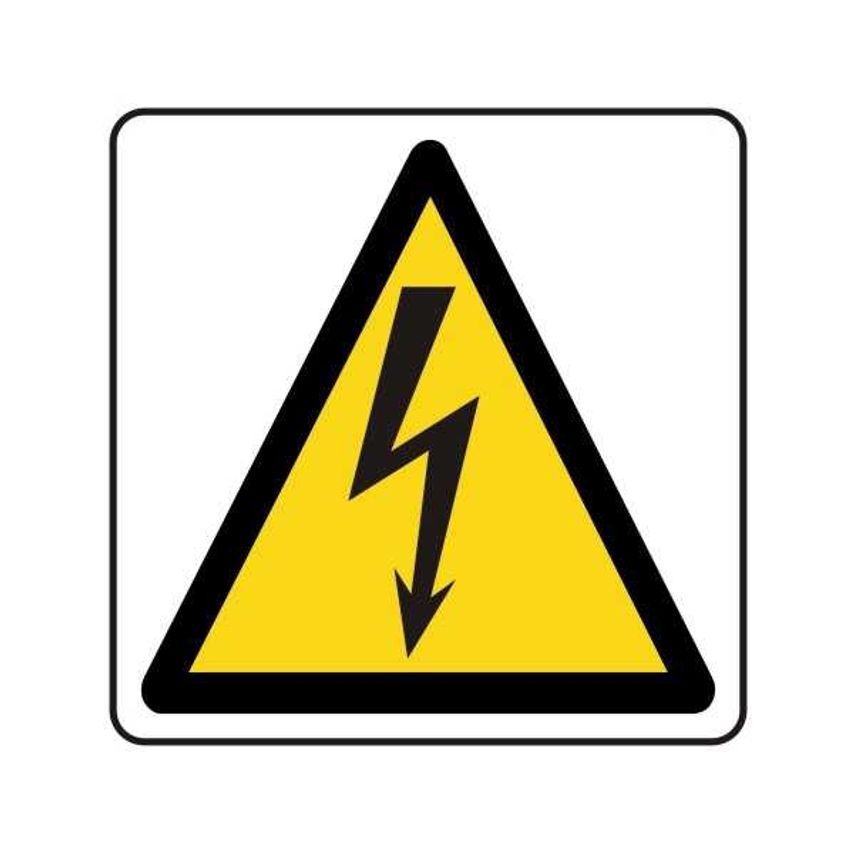 Lasting Impressions Electrical Hazard Pictogram Sign Label