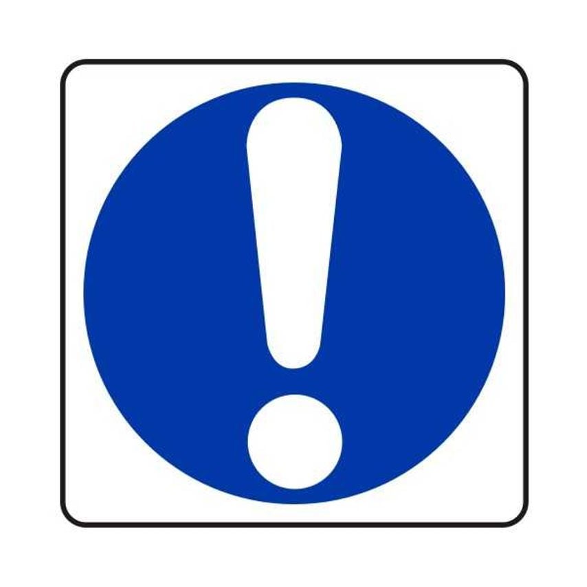 Lasting Impressions Caution/Attention (Pictogram) Sign Label