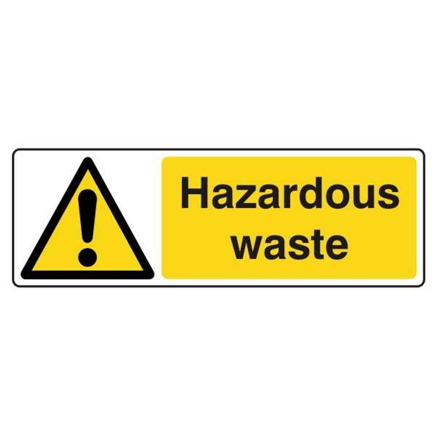 Lasting Impressions Hazardous Waste Sign Label