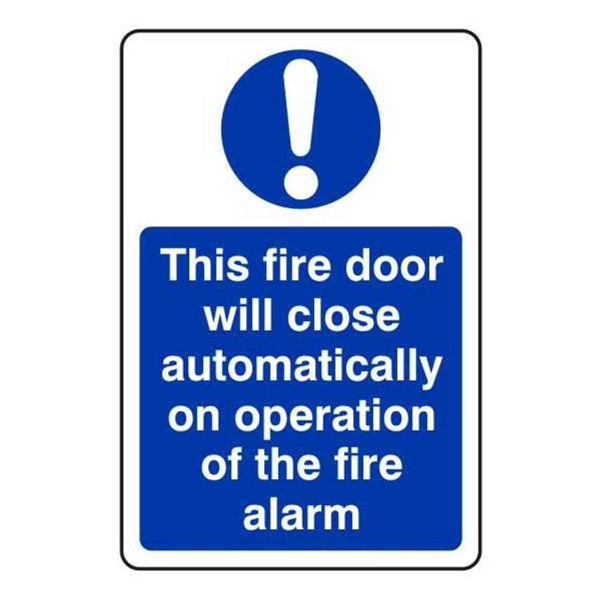 Lasting Impressions This Fire Door Will Close Automatically on Operation of The