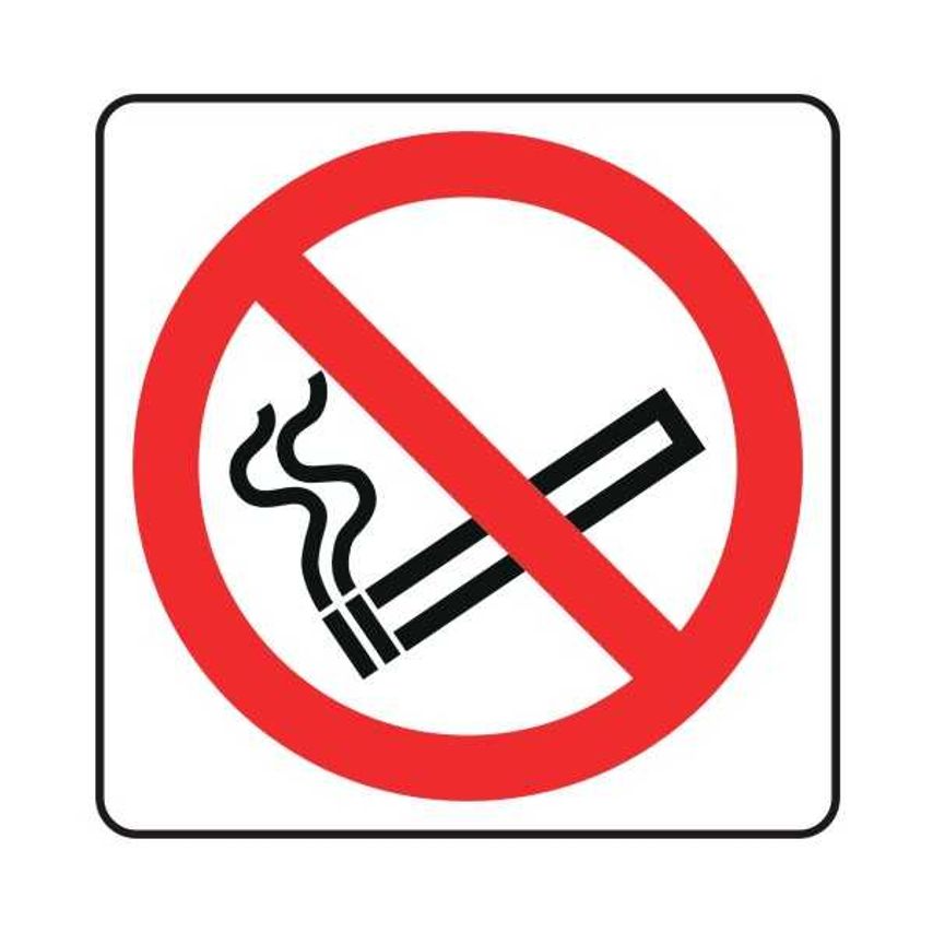 Lasting Impressions NO Smoking (Pictogram) Sign Label