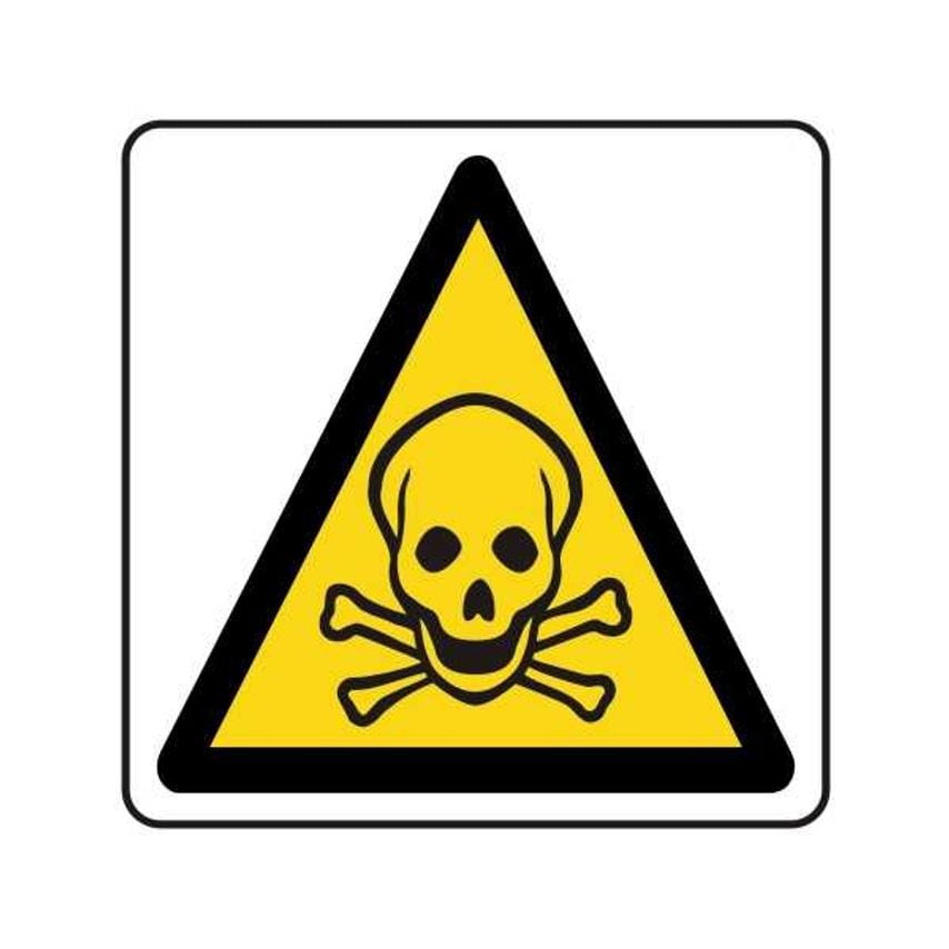 Lasting Impressions Toxic Hazard Pictogram Sign Label