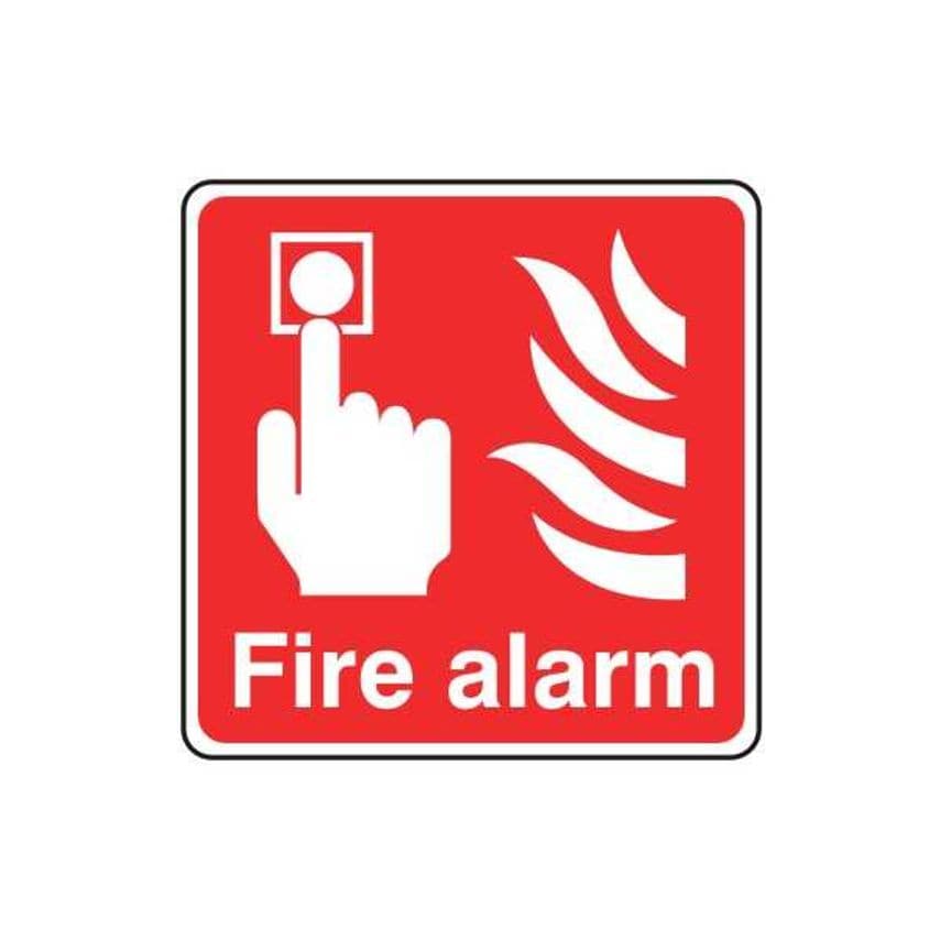 Lasting Impressions Fire Alarm Sign Label - P256-PRP