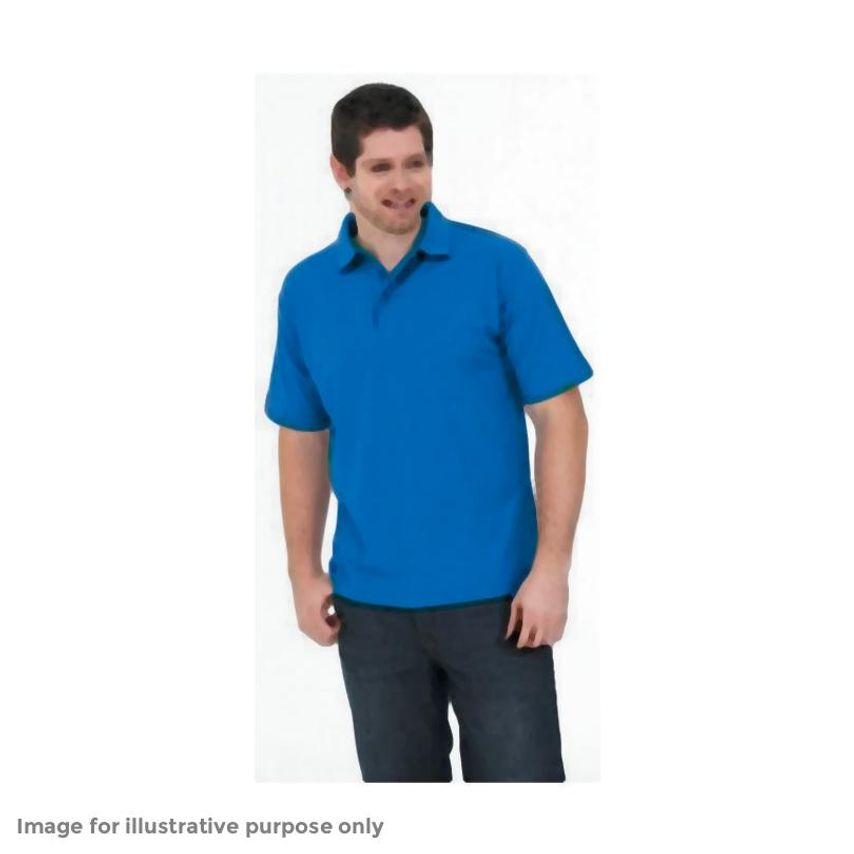 Uneek Long Sleeve Polo Shirt - Many Colours and Sizes - 3XL, Royal Blue