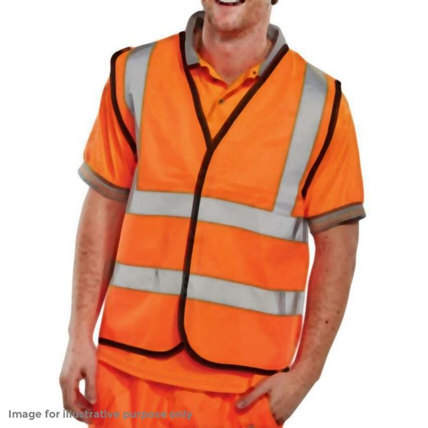 Beeswift HI Vis Vest Orange Fire Marshal ST-35281 - XL