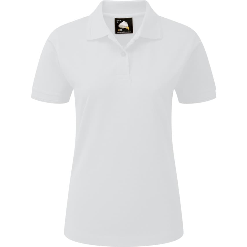 ORN Wren Ladies Premiumpolo Shirtwhite Sz 8