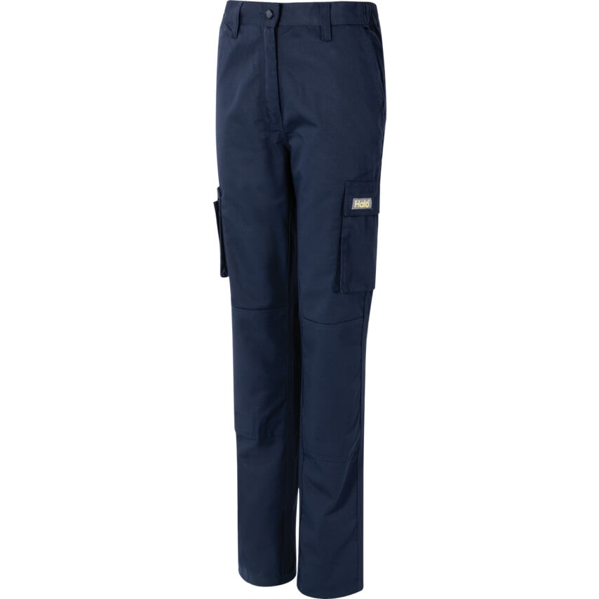 Halo Ladies Cargo Trousers Navy Size 14L