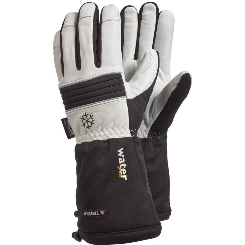 Ejendals Tegera 585 Cowhide Kevlar CUT-3 Cat.Iii Gloves Grey/Red SZ-8 (PR)