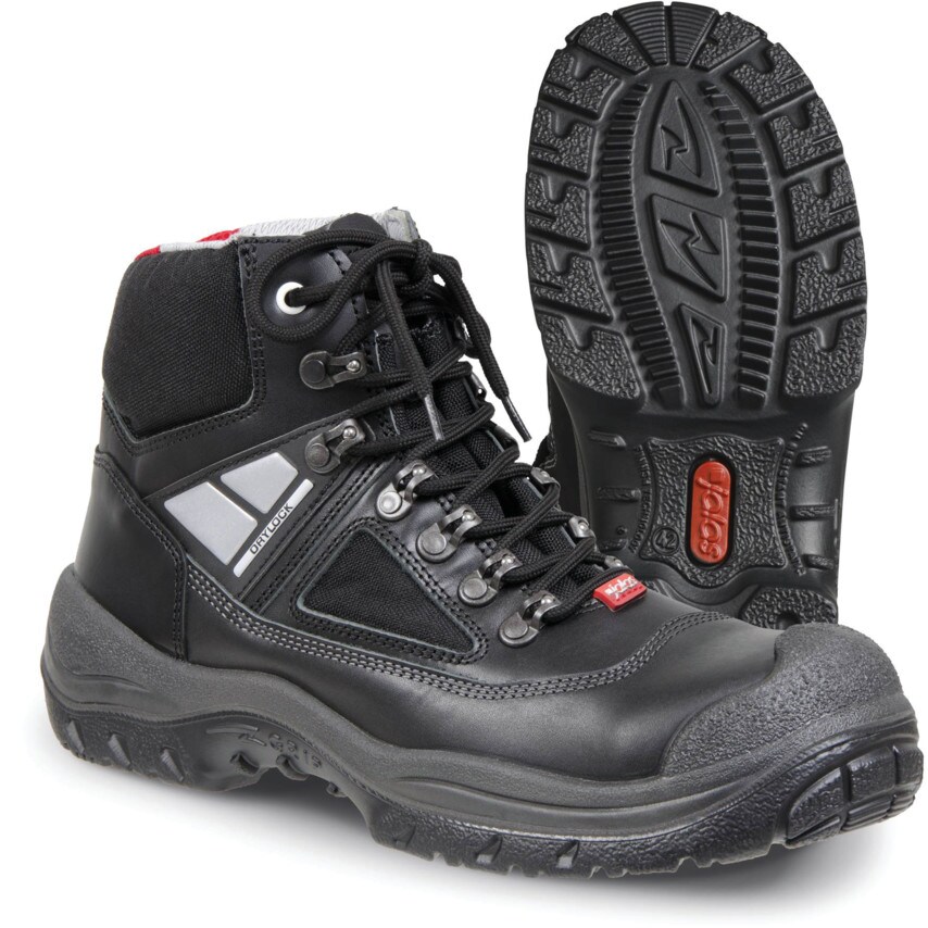 Ejendals Jalas 3318 Drylock S3, Hro, Wr, Srb Boot Black SZ-39 UK-5.5