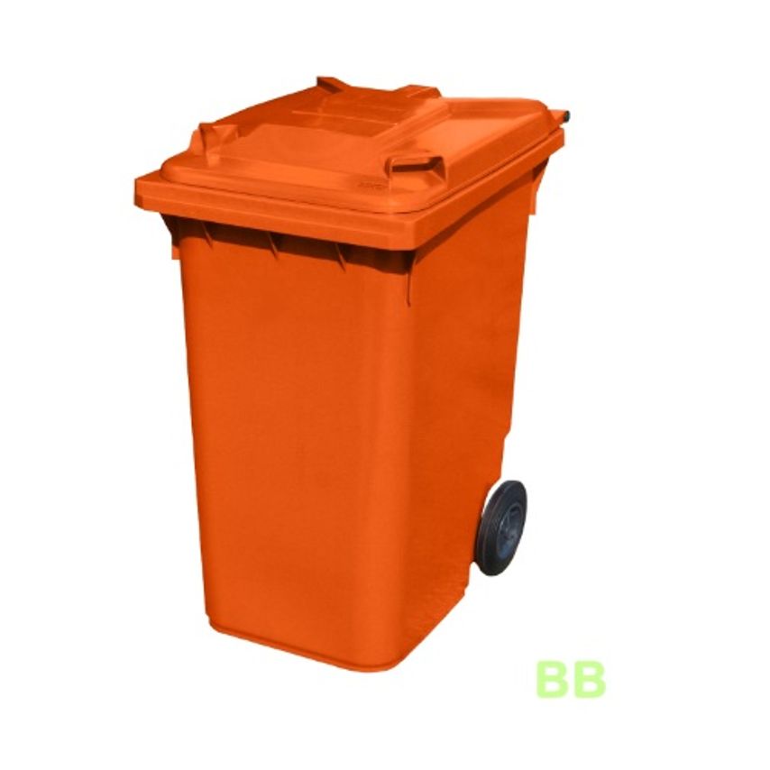 2 Wheel Bins 360L Wheelie Bin - WBP-0340-ORO
