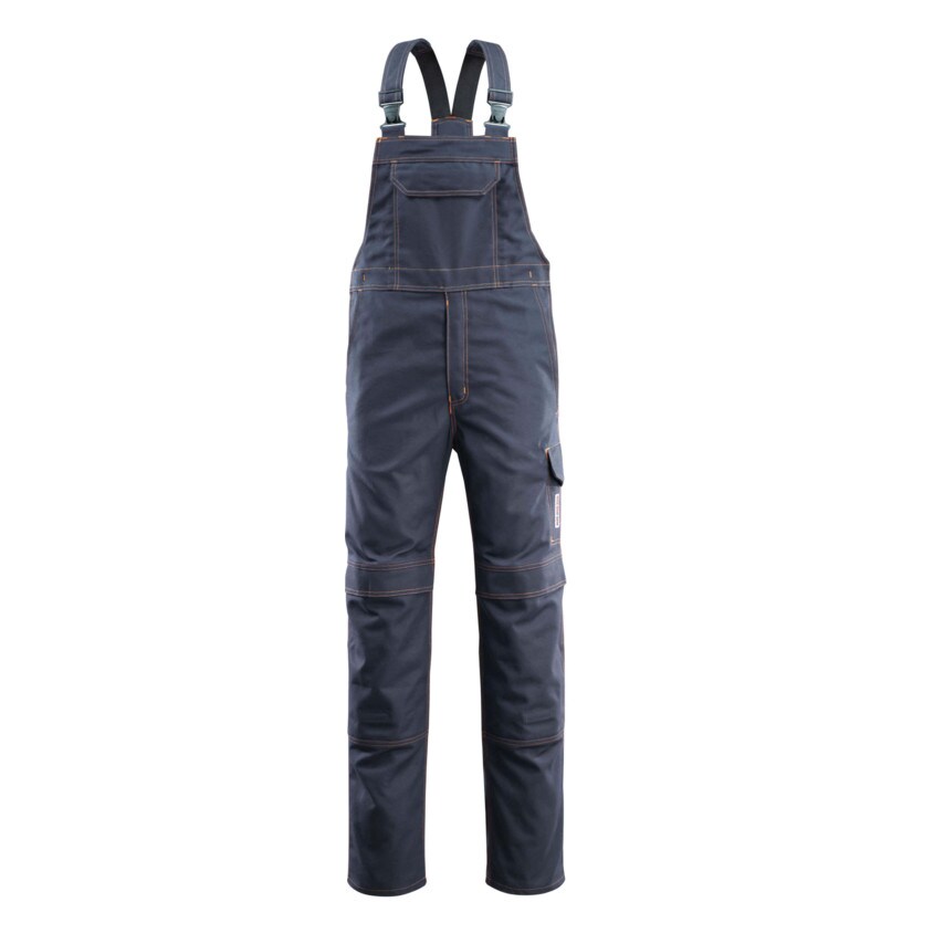 Mascot Freibourg Bib & Brace with Kneepad Pockets Dark Navy (L35W42.5)