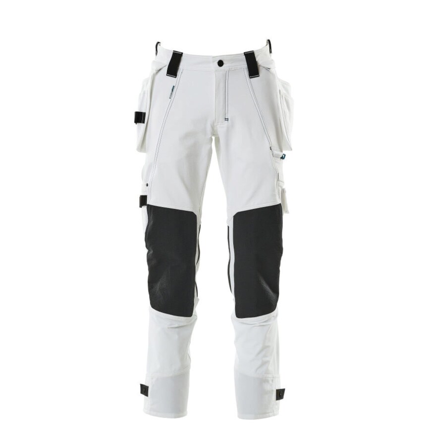 Mascot Trousers with Holster Pockets White (L35W33.5)