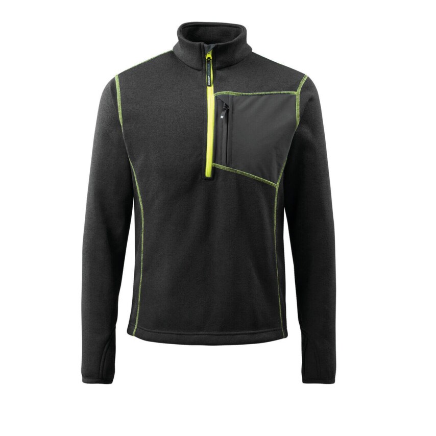 Mascot Reims Knitted Jumper with Half Zip Black (S)