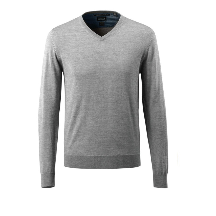Mascot Knitted Jumper Grey-Flecked (3XL) - MSC9621240X