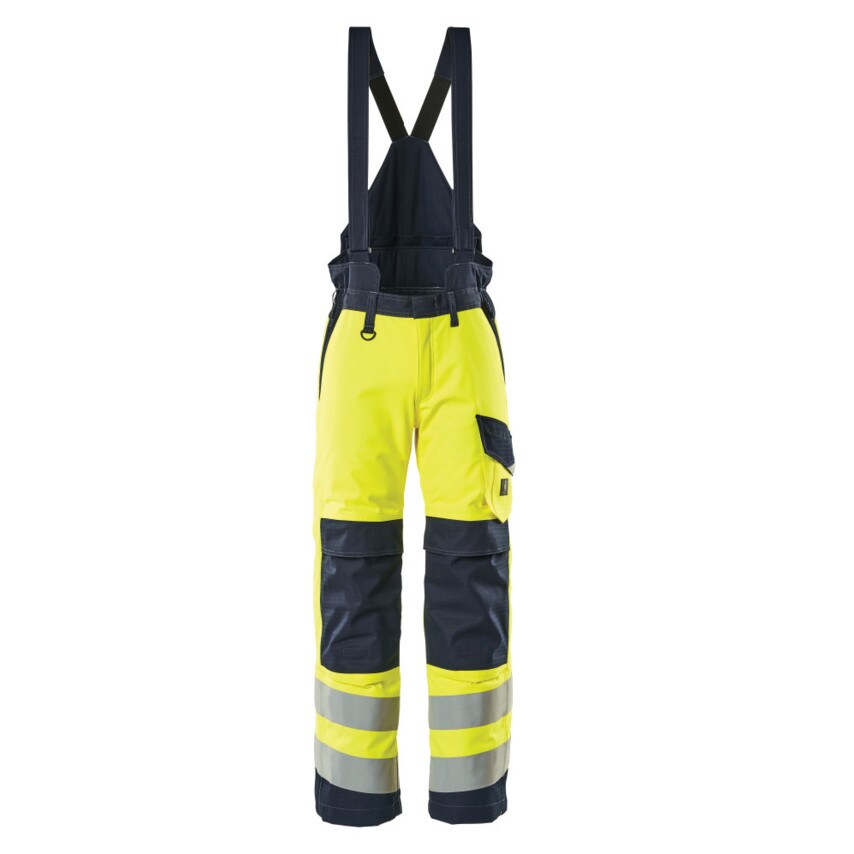 Mascot Renens Winter Trousers Hi-Visyellow/Dark Navy (S)