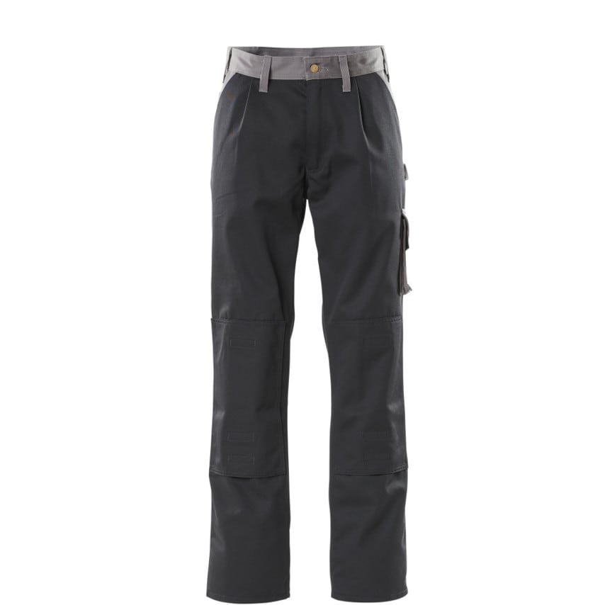 Mascot Torino Trousers with Kneepad Pockets Black/Anthracite (L32W38.5)