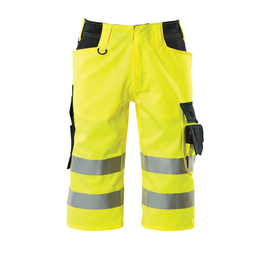 Mascot Luton Shorts, Long Hi-Visyellow/Dark Navy (W40.5)