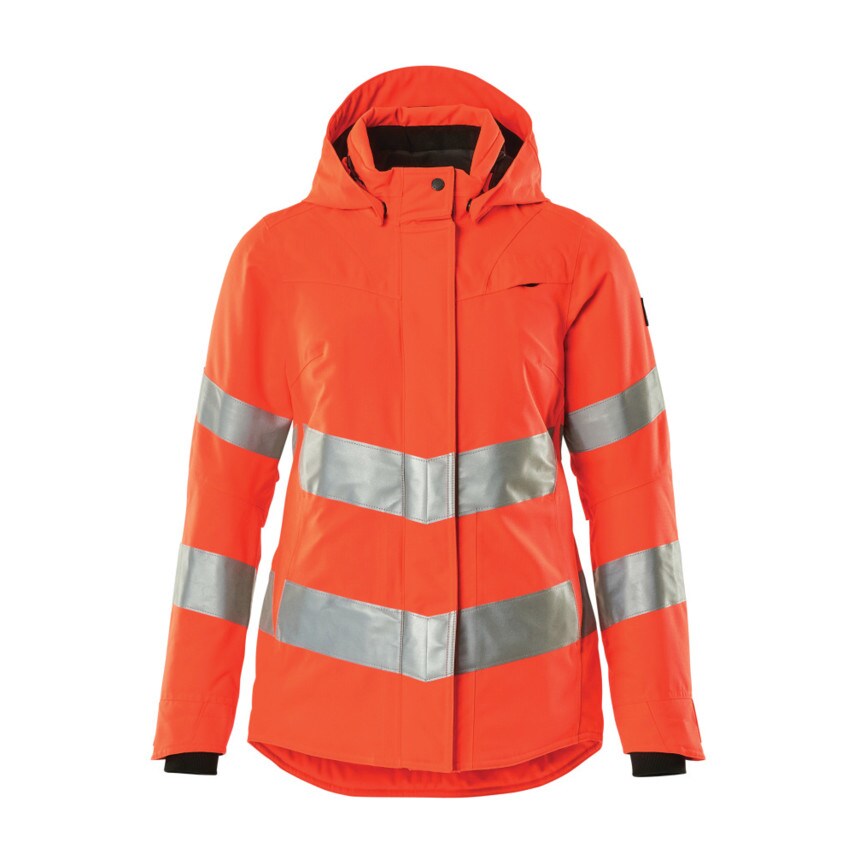Mascot Winter Jacket Hi-Vis Red (2XL)