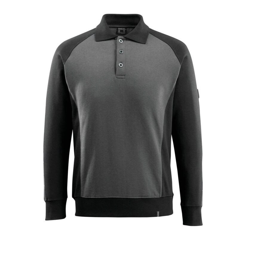 Mascot Unique Magdeburg Polo Sweatshirt Darkanthracite/Black (S)