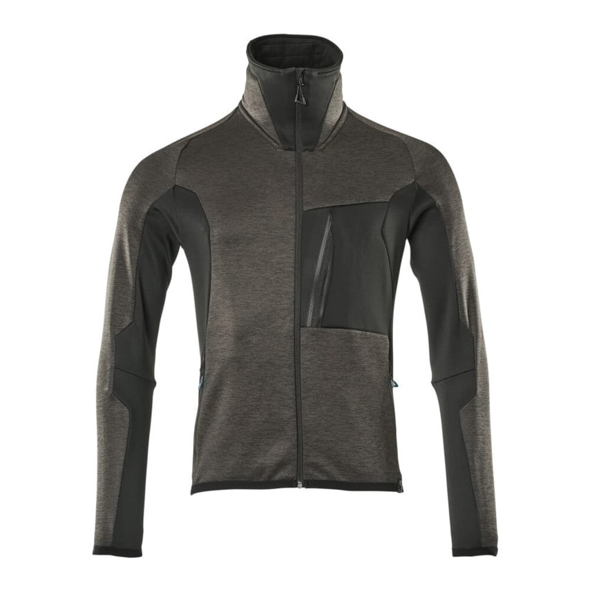 Mascot Fleece Jumper with Zipper Dark Anthracite/Black (S)