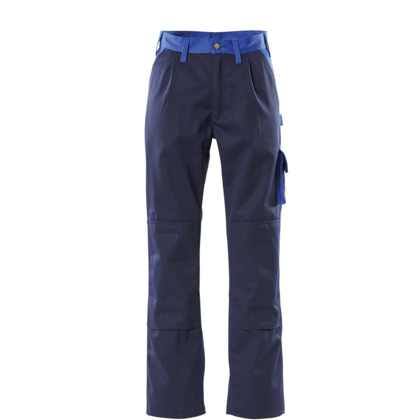 Mascot Torino Trousers with Kneepad Pockets Navy/Royal (L32W52.5)