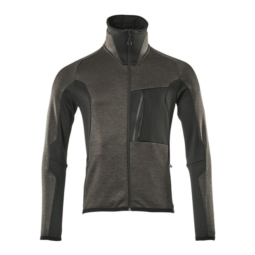Mascot Fleece Jumper with Zipper Dark Anthracite/Black (XL)