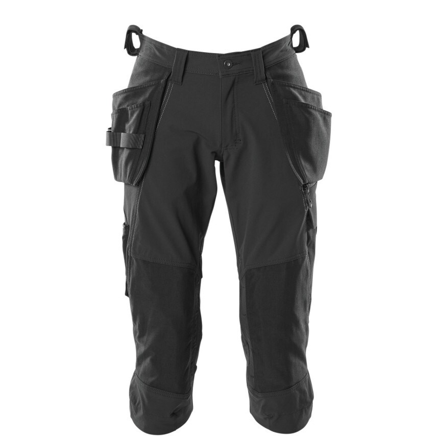 Mascot Accelerate 3/4 Length Trousers with Holsterpockets Black (W38.5)