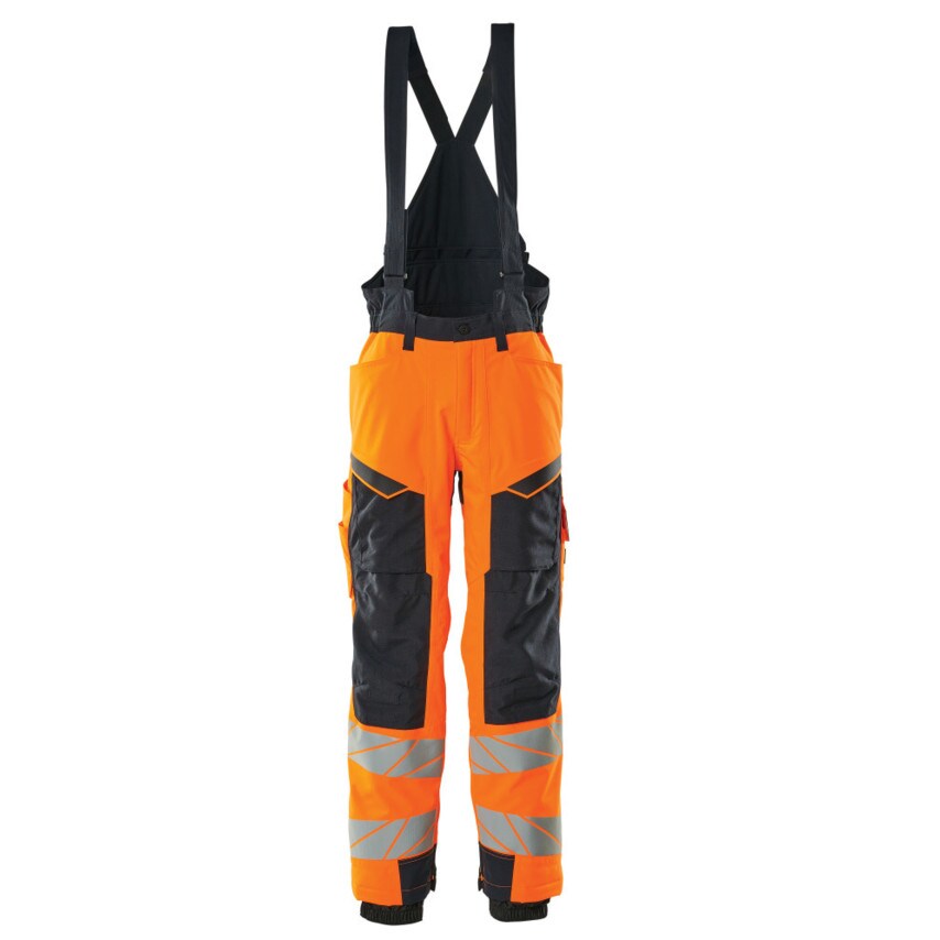 Mascot Accelerate Safe Winter Trousers Hi-Visorange/Dark Navy (M)