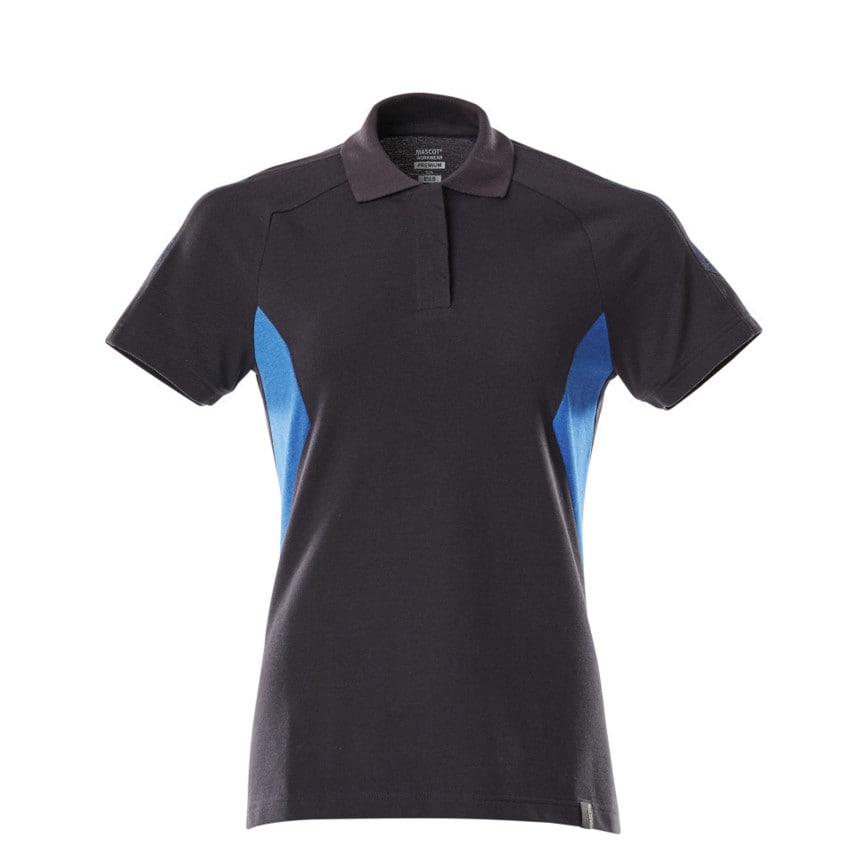 Mascot Accelerate Polo Shirt Dark Navy/Azure Blue (4XL (1 Pcs.)) - MSC9629183B
