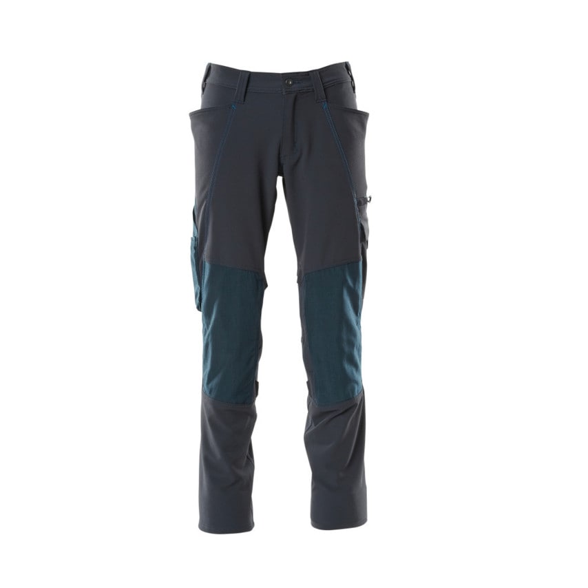 Mascot Accelerate Trousers with Kneepad Pockets Dark Navy (L35W33.5) - MSC962912