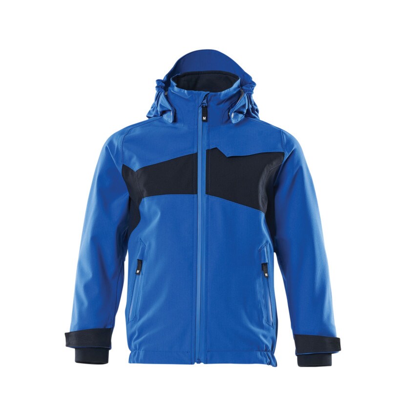 Mascot Accelerate Outer Shell Jacket for Childrenazure Blue/Dark Navy (140)