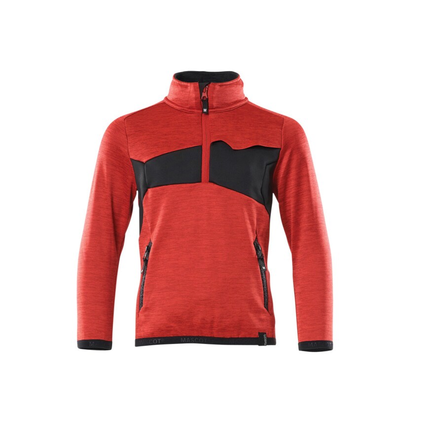 Mascot Accelerate Fleece Jumper for Childrentraffic Red/Black (164)