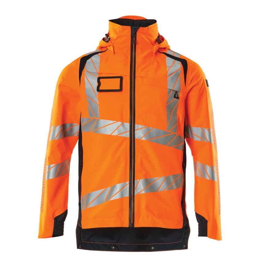 Mascot Accelerate Safe Outer Shell Jacket Hi-Visorange/Dark Navy (L) - MSC962927