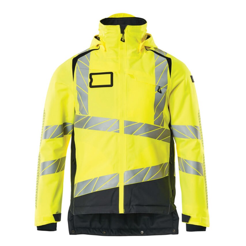 Mascot Accelerate Safe Winter Jacket Hi-Vis Yellow/Darknavy (3XL) - MSC9629534A