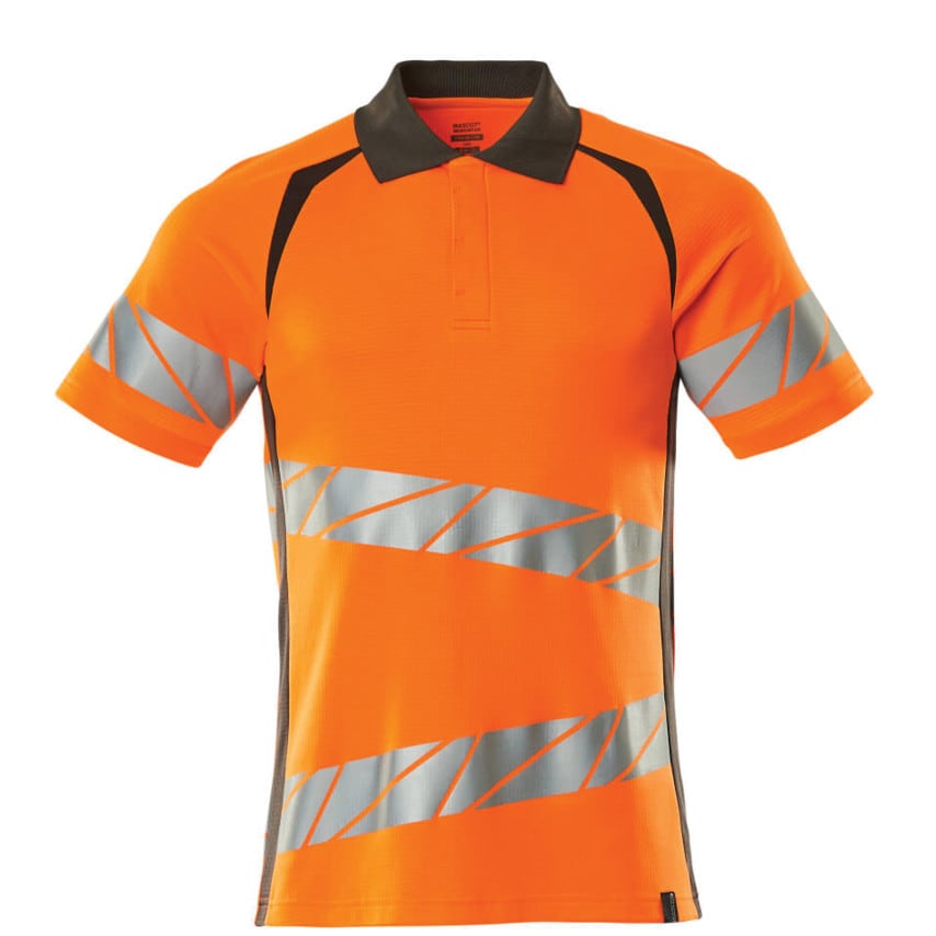 Mascot Accelerate Safe Polo Shirt Hi-Vis Orange/Darkanthracite (2XL (1 Pcs.)) -
