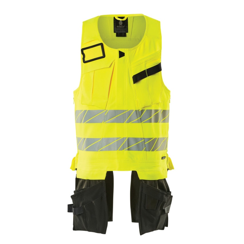 Mascot Accelerate Safe Tool Vest Hi-Vis Yellow/Black (2XL)