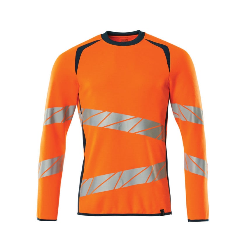 Mascot Accelerate Safe Sweatshirt Hi-Vis Orange/Darkpetroleum (3XL (1 Pcs.))