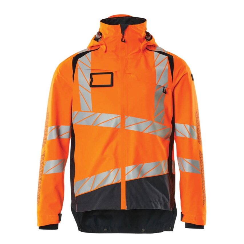 Mascot Accelerate Safe Outer Shell Jacket Hi-Visorange/Dark Navy (4XL) - MSC9629