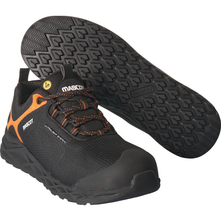 Mascot Safety Shoe Black/High-Visibilityhi-Vis Orange (11) - MSC9633422J