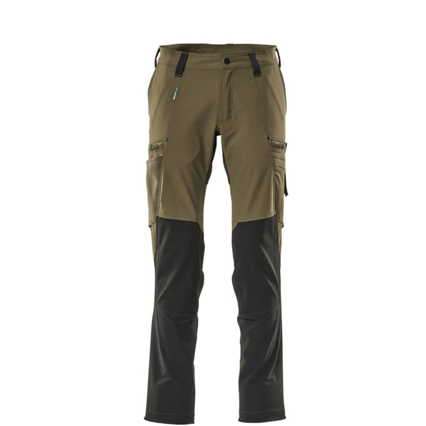 Mascot Functional Trousers Moss Green/Black (L32W44.5)
