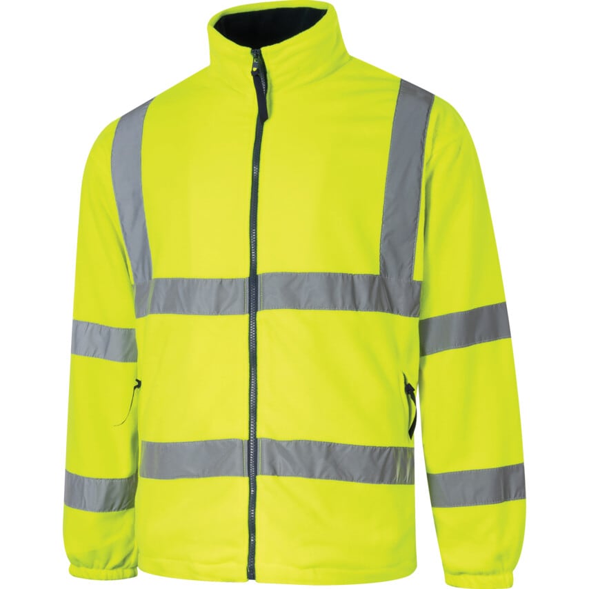 Halo Hi-Vis Fleece Jacket (EN20471) Yellow (2XL)