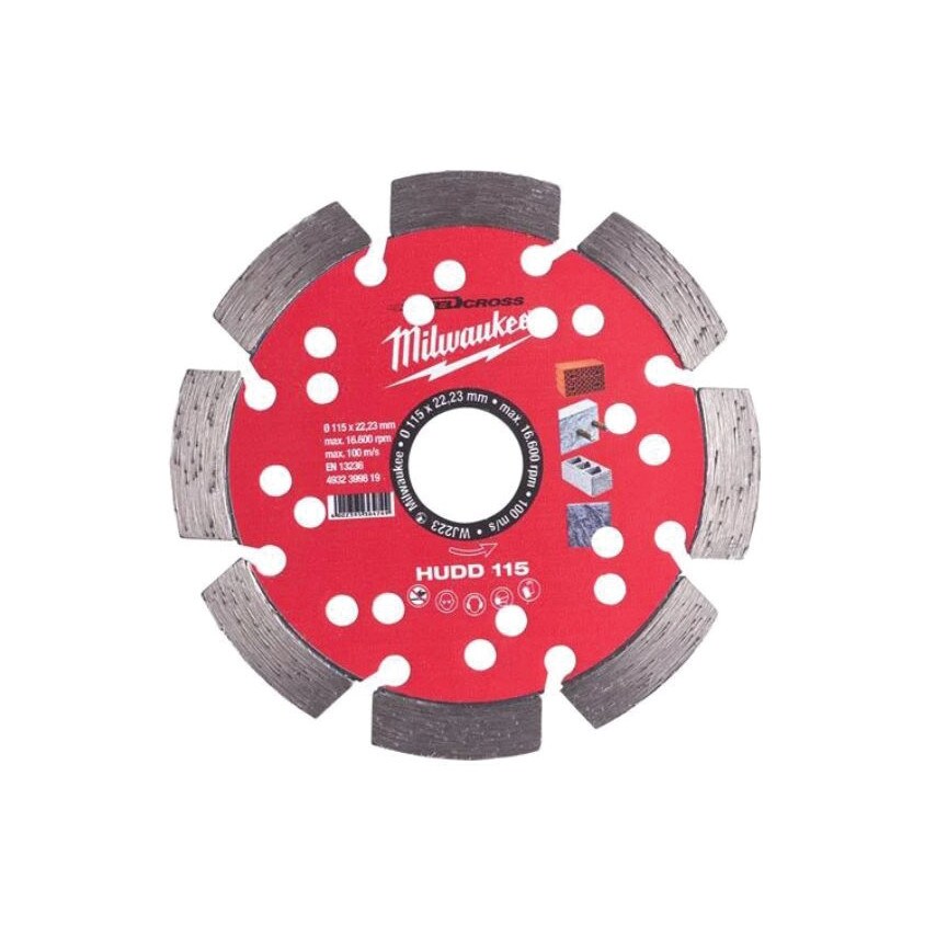 Milwaukee Diamond Blade Speedcross HUDD115mm
