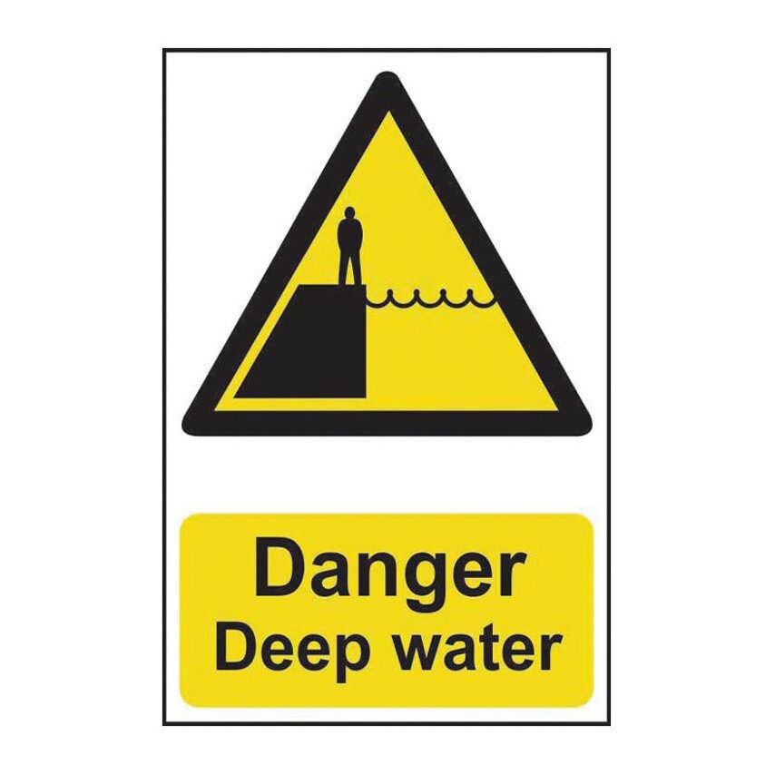 Centurion Europe Danger Deep Water - PYC (200X300MM)