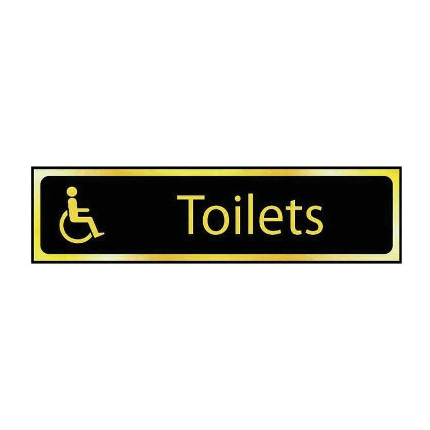 Centurion Europe Toilets (Disabled Logo) - Pol (200X 50MM)