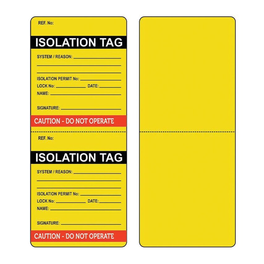 Centurion Europe Isolation Tag Kit (50 Inserts, 1PEN)