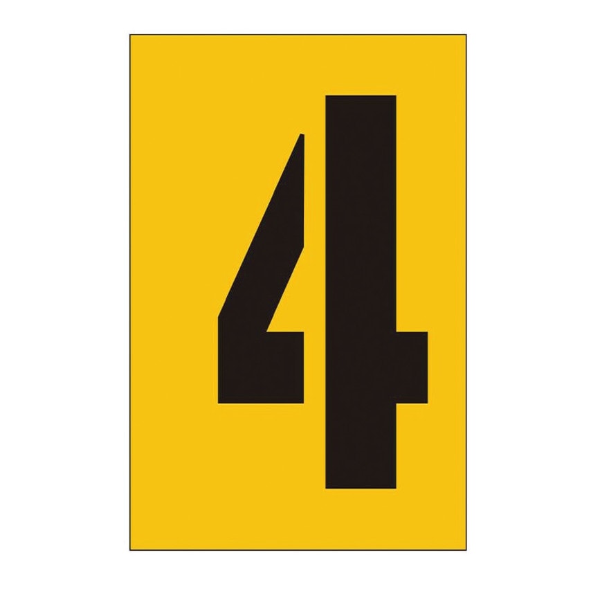 Centurion Europe 75MM Stencil - Character '4'