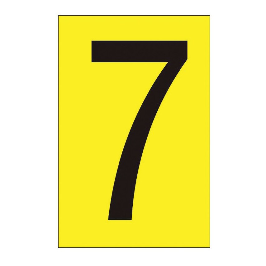 Centurion Europe 75MM Yellow Vinyl - Character '7' (PK-10)