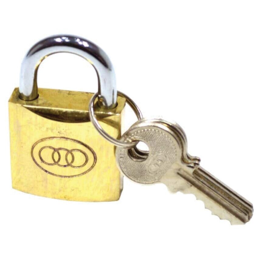 Centurion Europe 32MM Brass Tri-Circle Padlock