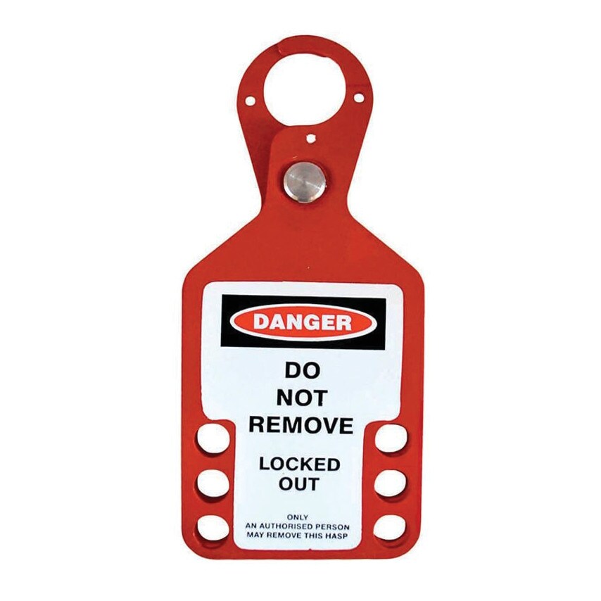 Shop Centurion Europe Aluminium Lockout Tag Hasp 6HOLE Safety Tags